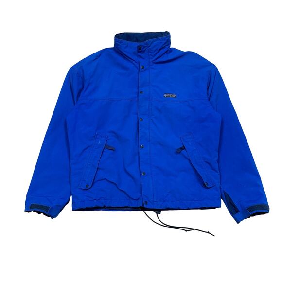 Vintage 80s 90s Patagonia Shell Hidden Hood Jacket Men's Medium Gorpcore